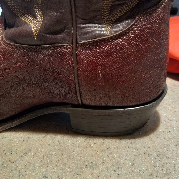 Tony Lama Mens Sz10D Elephant Cowboy Boots EXCELLENT Condition main image 10